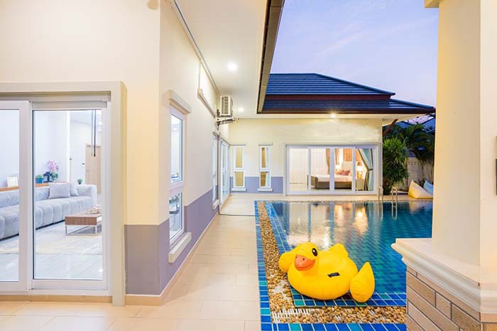 Beston Pattaya Poolvilla บ้านพัก เบสตัน พัทยา พูลวิลล่า จ.ชลบุรี ที่พัก โรงแรม9