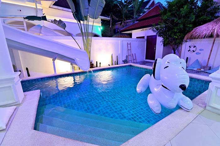 LK Pattaya Poolvilla Chonburi บ้านพัก แอลเค พัทยา พูลวิลล่า จ.ชลบุรี ที่พัก โรงแรม 6