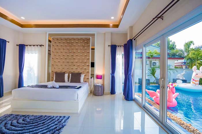 Marine Pattaya Poolvilla บ้านพัก มารีน พัทยา พูลวิลล่า จ.ชลบุรี ที่พัก โรงแรม 10
