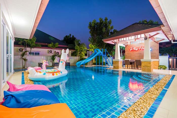 Marine Pattaya Poolvilla บ้านพัก มารีน พัทยา พูลวิลล่า จ.ชลบุรี ที่พัก โรงแรม 5