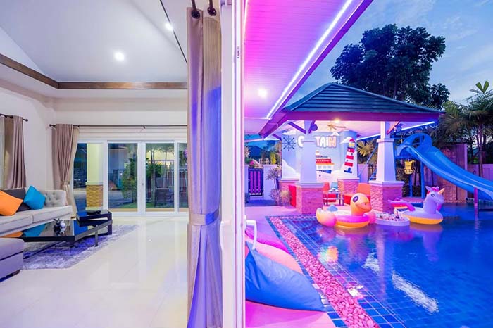 ที่พัก บ้านพัก คริสตัล พูลวิลล่า พัทยา จ. ชลบุรี Crystal PoolVilla Pattaya chonburi hotel (16)