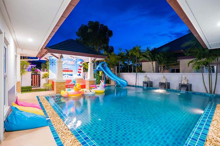 ที่พัก บ้านพัก คริสตัล พูลวิลล่า พัทยา จ. ชลบุรี Crystal PoolVilla Pattaya chonburi hotel (19)