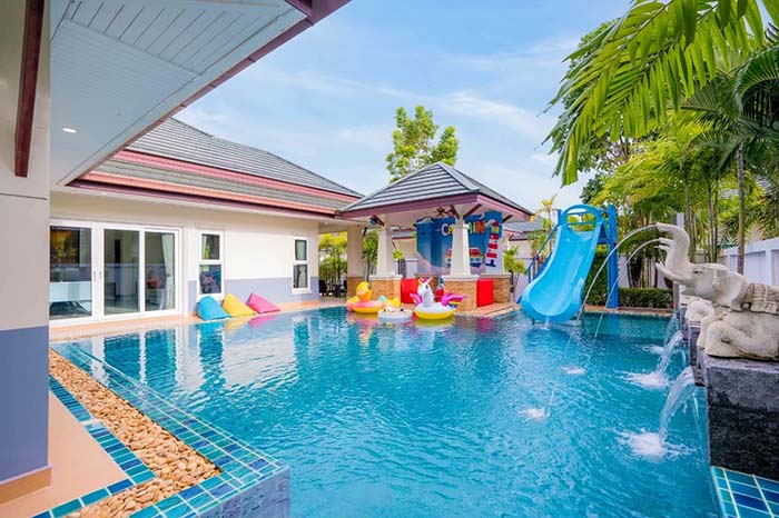 ที่พัก บ้านพัก คริสตัล พูลวิลล่า พัทยา จ. ชลบุรี Crystal PoolVilla Pattaya chonburi hotel (22)