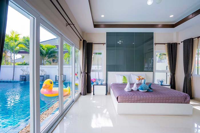ที่พัก บ้านพัก คริสตัล พูลวิลล่า พัทยา จ. ชลบุรี Crystal PoolVilla Pattaya chonburi hotel (3)