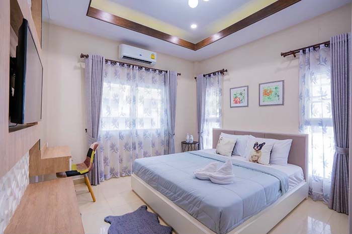 ที่พัก บ้านพัก คริสตัล พูลวิลล่า พัทยา จ. ชลบุรี Crystal PoolVilla Pattaya chonburi hotel (6)
