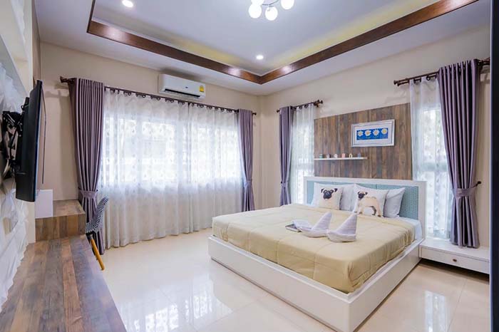 ที่พัก บ้านพัก คริสตัล พูลวิลล่า พัทยา จ. ชลบุรี Crystal PoolVilla Pattaya chonburi hotel (8)