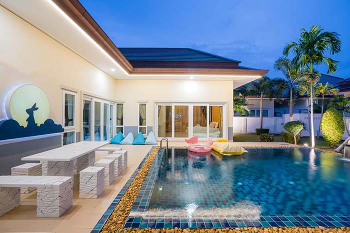 ที่พัก บ้านพัก เซน พัทยา พูลวิลล่า The Zen PoolVilla Pattaya hotel16
